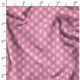 thumbnail image 2 of Soimoi Poly Georgette Fabric Fleur_de_lis Damask Print Sewing Fabric Yard 42 Inch Wide, 2 of 6