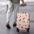 thumbnail image 3 of Travel Luggage Cover Suitcase Protector Fits 18-32 Inch Luggage Wheel Covers Patterned Travel Related Items Flower Luggage Protector Elastic Luggage Anti-scratch Suitcase Cover S, 3 of 5