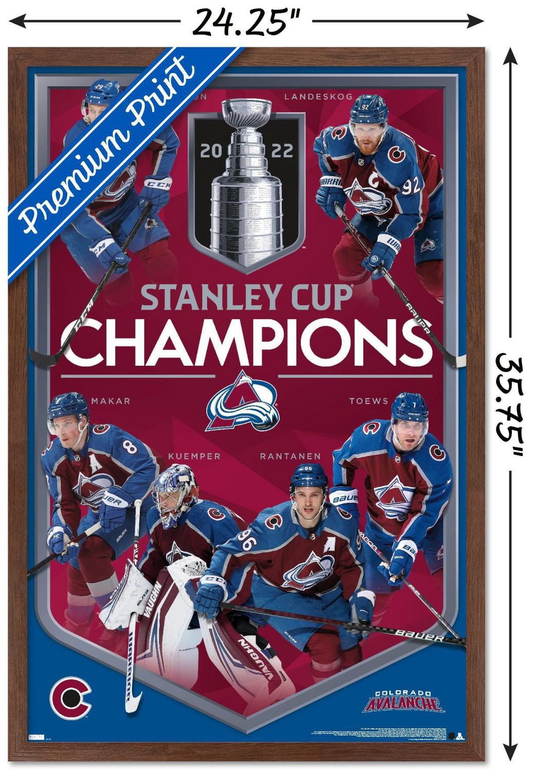 NHL Avalanche du Colorado - Champions de la Coupe Stanley