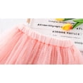 thumbnail image 4 of Splozh Tulle Skirt Embroidery Tulle Tutu Skirt with Plaid Striped Rainbow Flower for Girls Pink,8-10 Years, 4 of 6