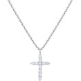 thumbnail image 1 of Collier Croix en Argent 925 pour Femmes / Pendentif Croix / Colliers en Or pour Femmes, 1 of 5