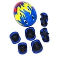 thumbnail image 2 of RXIRUCGD 7Pcs Set Children Kids Helmet Knee Elbow Pad Cycling Skate Bike Protecs, 2 of 3
