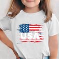 thumbnail image 2 of T-Shirt pour Enfants, Imprimé de la Fête de l'Indépendance à Manches Courtes et Col Rond, Haut Décontracté et Polyvalent pour Garçons et Filles de 3 à 15 Ans, 2 of 6