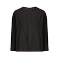 thumbnail image 4 of Timegard Cardigans pour Femmes Manches 3/4 Ouvert à l'Avant Hauts Courts d'Automne Couleur Unie Travail Décontracté Cardigan Ajusté, 4 of 8