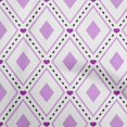 thumbnail image 1 of oneOone Polyester Spandex Purple Fabric Check Sewing Material Print Fabric By The Yard 56 Inch Wide, 1 of 4