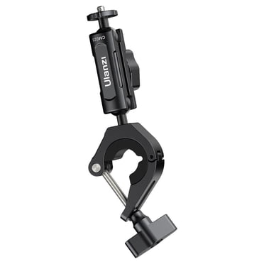 Ulanzi CM025 Bike & Motorcycle Handlebar Clamp Mount for GoPro Hero 13, Insta360 – 360° Rotating Aluminum Alloy Action Camera Holder with Anti-Slip Lock, Fits 8–35mm Tubes