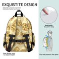 thumbnail image 4 of Delicious Pizza Party Student Backpack Featuring Italian Sauce and Extra Cheese Patterns Durable and School Backpack with Adjustable Straps and Padded Shoulders, 4 of 6