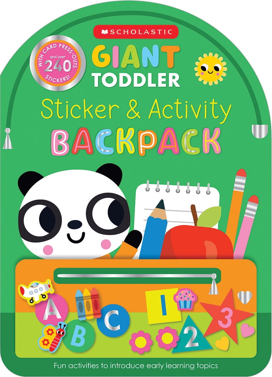 Seasonal : Giant Toddler: Sticker And Activity Backpack (Sc By Scholastic