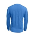 thumbnail image 4 of bbymog Women's Fashion Color Lapel Look Slimmer Sleeve Denim Jacket Blue M, 4 of 5