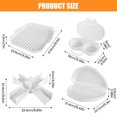 thumbnail image 2 of 4 Pcs Microwave Cooking Set Heat Resistant Microwave Oven Cookware Set for Home Kitchen BPA Free, 2 of 9