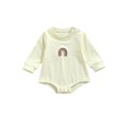 thumbnail image 1 of Chandails à Col Rond pour Bébé Fille Garçon, Chandails en Tricot Surdimensionnés, Chemises à Manches Longues, 1 of 7