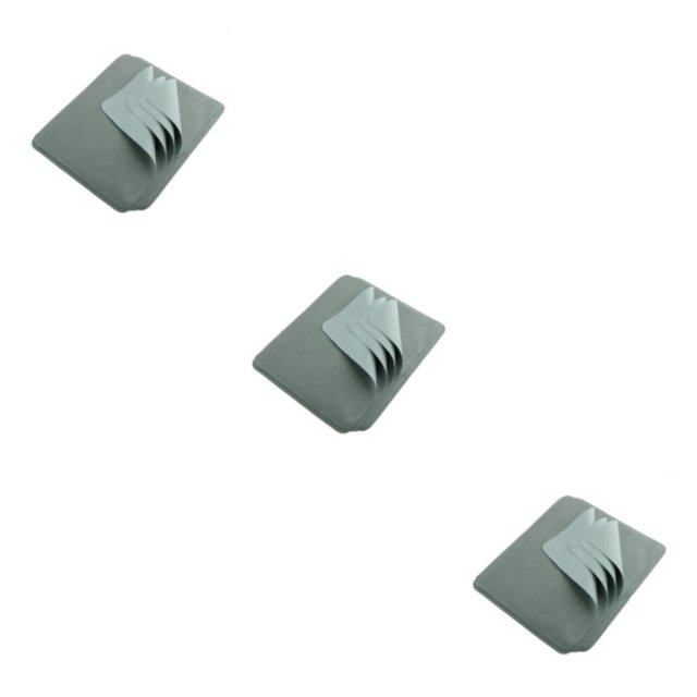 Decodeary 10 Pieces Microfiber Eyeglasses Camera Lens Cell Phones Cleaning Cloth Green 3Set
