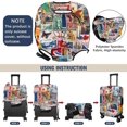thumbnail image 2 of Luggage Cover Protector Travel Suitcase Covers Protective Skin for Carry On Baggage Fit 29-32 Inch Luggage, 2 of 5