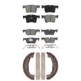thumbnail image 1 of Transit Auto Front Rear Semi-Metallic Brake Pads and Parking Shoes Kit for Car BMW 320i xDrive 328i 328d KSN-100897, 1 of 11