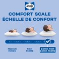 thumbnail image 5 of Sealy Extra Firm Support Back Sleeper Cotton Cover Machine Washable Bed Pillow- 2 Pack, 5 of 5