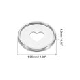 thumbnail image 2 of Unique Bargains Disques de Reliure en Plastique, Argent, Lot de 11, 2 of 6