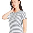 thumbnail image 4 of George Women's Short Sleeve Rib Tee, 4 of 6