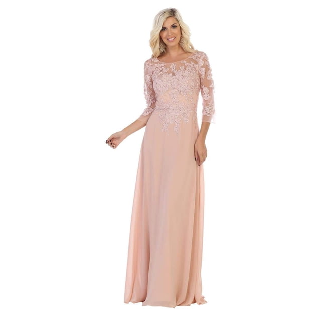 Robe Brodée pour la Mère de la Mariée