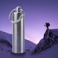 thumbnail image 3 of Garosa Stainless Steel Medicine Keychain Holder For Traveling Camping Emergency, 3 of 7