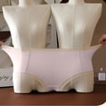thumbnail image 4 of cfhntfmh Plus Size Panties for Women Soft High Waisted Full Coverage Briefs Breathable Color Block Seamless Underwear, 4 of 6