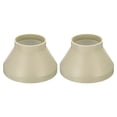 thumbnail image 1 of Unique Bargains 8' to 4' Duct Reducer Connector Ventilation Tube Increaser Adapter Beige 2 Pack, 1 of 5