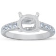 thumbnail image 1 of 1/4 Ct Diamond Engagement Ring Semi Mount 14k White Gold, 1 of 2