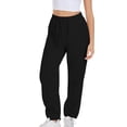 thumbnail image 5 of Timegard Womens Sweatpants Jogger Pants Elastic Waist Solid Color Trousers with Pockets Workout Pants, 5 of 5