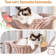 thumbnail image 4 of Cat Tree es Tower Condo with Scratching Post Cat Tower for Indoor Cats Fully Wrapped Sisal Pole Soft Platform Baskets and Dangling Toy Light HCTSW, 4 of 9
