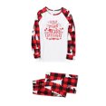 thumbnail image 2 of EQWLJWE Pyjamas de Noël Assortis pour la Famille Ensembles Amusants Col Rond Manches Raglan Arbre de Noël et Mariage Imprimé Lettre de Noël Ensemble de Pyjama Vacances Famille Manches Longues Tenues Maison Ensemble Deux Pièces Enfant, 2 of 6