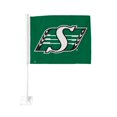 thumbnail image 1 of The Sports Vault Saskatchewan Roughriders 1-Sided Car Flag, 1 of 1