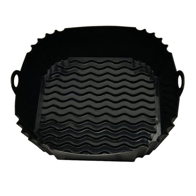 SXcggal Square Air Fryer Silicone Baking Tray Square Air Fryer Silicone Multi Color Durable Multifunctional Healthy Unbreakable Kitchenware