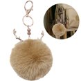 thumbnail image 2 of Bangcool Christmas Key Chain Creative Elk Pompom Key Ring Pendant Purse Charm Bag Charm, 2 of 10