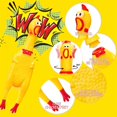 thumbnail image 4 of HSHDLDF 6 Pack Rubber Screaming Chicken Toy Yellow Rubber Squeaking Chicken Toy Novelty and Durable Rubber Chicken, Shrilling Decompression Tool Gadgets, 4 of 7