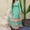 Mint Green, variant on Styesk Dresses for Women Women Fashion Comfortable Winter Casual Floral Print Long Sleeve V-Neck Dress