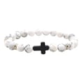 thumbnail image 1 of TopLLC Natural Stone Black Elastic Thread Bracelet Natural Stone Black Elastic Thread Bracelet on Clearance, 1 of 1