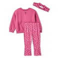 thumbnail image 2 of Btween Baby Girls' Three Piece Fleece Set, 2 of 2