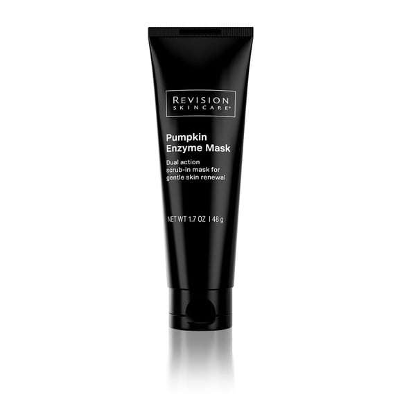 Revision Skincare Pumpkin Enzyme Mask, scrub-in mask, sweeps away dead skin cells, revitalize skin, draw out impurities and toxins, combat environmental stressors, hydrates and softens skin, 17 oz