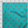 thumbnail image 2 of oneOone Silk Tabby Fabric Elephant Block Print Fabric By Yard 42 Inch Wide, 2 of 4