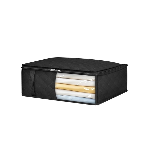 Binwennn Foldable Non Woven Storage Bags For Wardrobe Clothes Duvets Organizer Space Photograph Organizers And Storage 8 Storage Organizer Bed Sheet Bags for Storage Linen Storage with Lids Extra