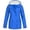 Blue, variant on Moxiu Rain Jacket Women Waterproof Windbreaker Jackets Trendy Polka Dot Lining Raincoat Drawstring Waist Hooded Rain Coats White,XXXXL