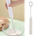 thumbnail image 1 of 2025 New Kitchen Powerful Electric Milk Frother with Wand and Egg Whisk Attachments, 3 Speed Adjustable Rechargeable Foam Maker Mixer, Milk Frother Handled for Coffee, Protein Powder, No Stand, 1 of 9