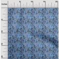 thumbnail image 2 of oneOone Cotton Cambric Medium Blue Fabric Abstracts Quilting Supplies Print Sewing Fabric By The Yard 56 Inch Wide, 2 of 5