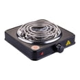 thumbnail image 4 of Lijie Electric Coil Burner Adjustable Temperature Compact Countertop Coiled Burner Single1000W Black, 4 of 6