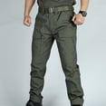 thumbnail image 4 of Pxkloy Pantalon Tactique Extensible pour Homme, Randonnée en Plein Air, Pantalon Cargo de Montagne, Imperméable, Combat, Léger, avec Poches, Vert Armée, G, 4 of 8