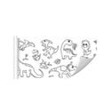 thumbnail image 1 of Yunuuuoa 2 Packs Drawing Roll Wall Sticker Reusable Doodle Mat Large Painting Canvas Washable Graffiti Paper Creative Art Toy for s Learning Educational Playroom Home Activity Gift, 1 of 2