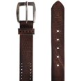 thumbnail image 2 of CTM®  Distressed Leather Bridle Belt with Perforations (Men's), 2 of 3