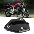 thumbnail image 4 of Side Stand Pad, Exquisite Motorcycle Kickstand Pad Improve Friction Durable  For Outdoor Parking Black,Red,Gold,Blue, 4 of 8