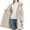 #0292-Gray, variant on Ailaofu Women's Winter Sherpa Lined Faux Fur Hooded Mid Long Safari Parka Coat