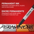 thumbnail image 3 of Marqueurs permanents Sharpie, pointe fine, noir, 24 unités, 3 of 11