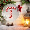 thumbnail image 3 of Candy Cane Ornaments, 26-Pc Acrylic Letter Christmas Tree Decorations with Classic Holiday Symbols, 3 of 5
